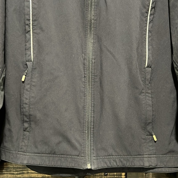 Lululemon Wet Dry Warm Jacket L Multi Pocket Size Zip Black Cycling Rain Running - Picture 4 of 11